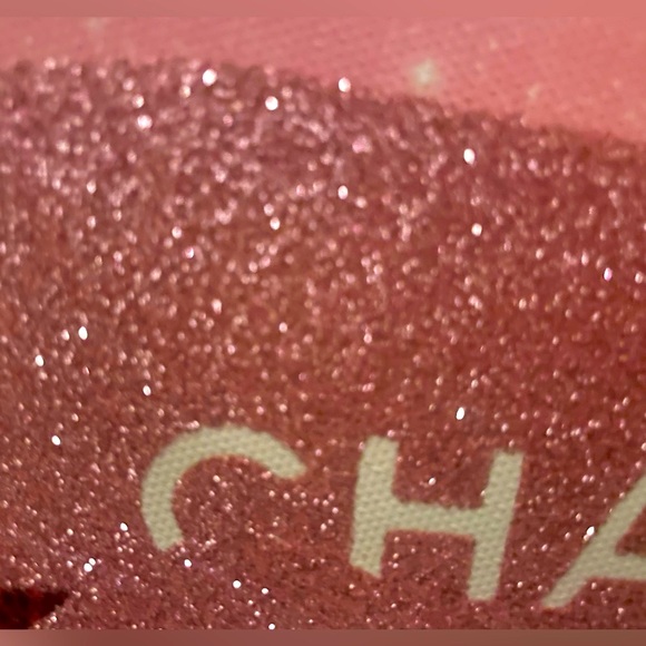 Chanel pink glitter water bottle designer art by Design District Studio - Picture 2 of 7
